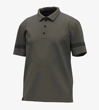 Pánská polokošile KASAI POLO A56, khaki/šedá